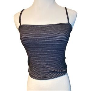 NWOT | Forever 21 | Black & White Stripe Tank Top | Size S